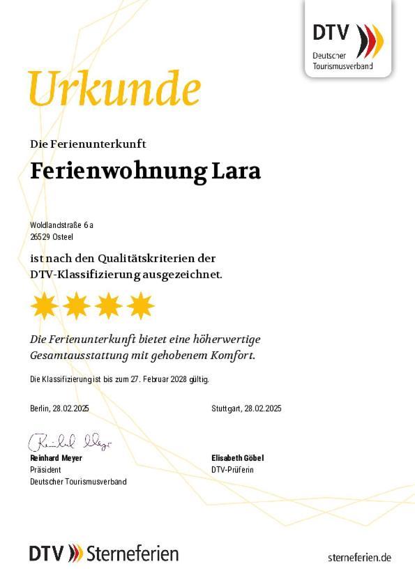 Ferienwohnung Lara "Im Herzen Von Ostfriesland" Osteel Ngoại thất bức ảnh